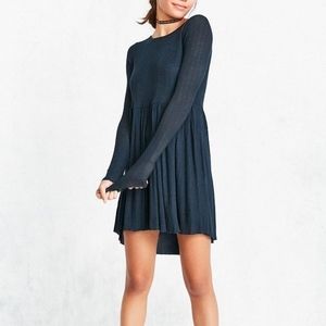 NWT Kimchi Blue Long Sleeve Babydoll Mini-Dress